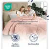 Wellsoft Bettdecke Rosa 155x220 cm – Wendbare Produktbild-Vorschau 9