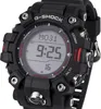 A close-up, studio shot of a black G-Shock watch against a white background. Náhľad obrázku produktu