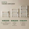 S'AFIELINA Toallero eléctrico baño con balda 700 × 600 mm Vista previa de la imagen del producto 2