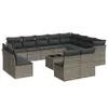 Gartenmöbel-Set, modulare Sofagarnitur mit Glastisch, Produktbild-Vorschau 1
