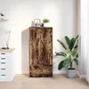 vidaXL Skříňka se zásuvkou kouřový dub 55,5x34x119,5 cm Náhled obrázku produktu 3