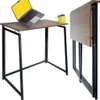 Skladací drevený stôl 80 × 75 × 40 cm v farbe dreva Náhľad obrázku produktu 4