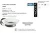 HACEKA* 1116303 KOSMOS TEC , Glas-Seifenhalter ,matt Produktbild-Vorschau 2