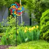 Metall Windrad bunt - 140 x 38 cm - Deko Windspiel Produktbild-Vorschau 7