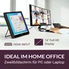 Xoro PTL 1450 V2, 35,6 cm (14"), LCD, 1920 x 1080 px, Full Náhled obrázku produktu 12