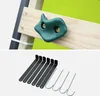 Altalena da giardino con scivolo e canestro, 6 posti, Verde Anteprima dell’immagine prodotto 7
