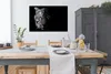 MuchoWow® Poster Tiger - Tiere - Wild - Schwarz - Weiß Produktbild-Vorschau 3
