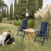 CCLIFE Gartenstühle Klappbar aus Premium Aluminium Produktbild-Vorschau 8