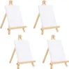 Belle Vous Mini Leinwand mit Holz Bildhalterung Ständer Produktbild-Vorschau 1