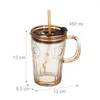 Relaxdays Trinkgläser 4er Set, Getränkebecher mit Deckel & Produktbild-Vorschau 4