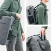 Einzelne Fahrradtasche Rolltop-Rucksack 100 % Wasserdicht Produktbild-Vorschau 4