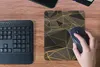 MuchoWow® Mauspad Mousepad Abstrakt - Gold - 3D - Luxus - Produktbild-Vorschau 4
