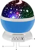 A star projector night light with a blue base and a dome projecting stars and a moon. Anteprima dell’immagine prodotto
