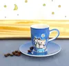 Mila Keramik Espresso-Tasse mit Untere NachtKatzen Produktbild-Vorschau 2