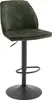 Barhocker OTTAWA BAR Barstuhl Velour Optik olive Produktbild-Vorschau 1