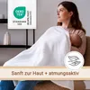 5er Set Spucktücher, 100% Baumwolle, 120x120 cm, weiß Produktbild-Vorschau 4