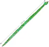 A long, green plush snake with a leopard-like pattern is laid out diagonally against a white background. A measurement line indicates its length as 250 cm. Produktbild-Vorschau