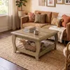 Tribesigns 80 cm Couchtisch, 2-stufig mit Ablagefläche | Produktbild-Vorschau 7