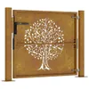 Gartentor 100x100 cm Cortenstahl Baumdesign Produktbild-Vorschau 7