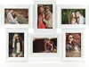 Bilderrahmen weiß 6 Bilder Barock antik Fotorahmen Collage Produktbild-Vorschau 1