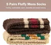5 Paar Kuschelsocken Herren Bettsocken Kuschel Flauschig Produktbild-Vorschau 5