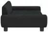 vidaXL Hundebett Schwarz 100x54x33 cm Samt Produktbild-Vorschau 4