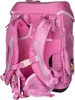 The back view of a pink children's backpack. Voir les images du produit