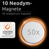 ECENCE Magneti al neodimio 50 pezzi - magneti rotondi Anteprima dell’immagine prodotto 4