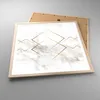 Gerahmtes Poster - Rahmen in heller Eiche - Abstraktion Produktbild-Vorschau 3