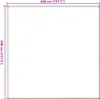 vidaXL Stanový koberec 400x400 cm antracitový Náhľad obrázku produktu 6