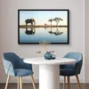 MuchoWow® MuchoWow® Gerahmtes Poster Elefant - Wasser - Produktbild-Vorschau 5