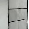 Textile Garderobe SONIA 8 Regalböden Grau mit Vorhang Produktbild-Vorschau 11