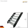 A product image of a metal staircase with dimensions indicated. Náhled obrázku produktu