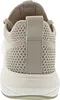 The back view of a beige and gray sneaker. Produktbild-Vorschau