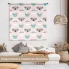 MuchoWow® Wandteppich Wandbehang Lama - Koala - Blumen - Produktbild-Vorschau 2
