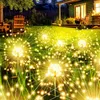 Solar Gartenleuchte Löwenzahn 120 LED – Feuerwerk-Effekt Produktbild-Vorschau 2