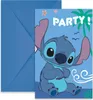 Disney Stitch - 6 cartes d'invitation avec enveloppes Voir les images du produit 1