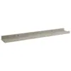A long, narrow shelf with a concrete-like texture, shown from a slight diagonal angle against a white background. Podgląd zdjęcia produktu