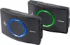 Two black electronic devices with illuminated rings, one blue and one green, are shown diagonally against a white background. Náhľad obrázku produktu