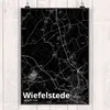 Mr. & Mrs. Panda Bild Wiefelstede DIN A4 - Geschenk, Stadt, Produktbild-Vorschau 2