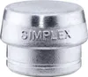 Halder Schonhammerkopf Durchmesser 80mm für Simplex lose Produktbild-Vorschau 1