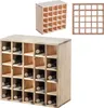 KADAX Weinregal aus Holz, 52 x 25.5 x 52 cm, Natürlich,  1 Produktbild-Vorschau 1