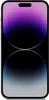 A smartphone with a purple and black gradient wallpaper. Produktbild-Vorschau