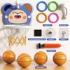 TEMI Indoor Mini Basketballkorb, 2-in-1, mit Bällen & Produktbild-Vorschau 6