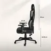 Huzaro Combat 6.2 Black RGB | LED Beleuchtung Gaming Stuhl Produktbild-Vorschau 7