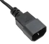 IEC320 C14 auf C7 Netzkabel 10 A 250 V 2500 W männlich Produktbild-Vorschau 4