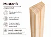 Zaunlatte 90x9x2cm Sibirische Lärche 100Stück Muster A oder Produktbild-Vorschau 3
