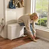 Clinvia Schuhbank mit Stauraum, Flurbank Weiß, 100x30x52cm, Produktbild-Vorschau 15