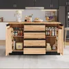 Isola da cucina Flieks con piano di lavoro estensibile, Anteprima dell’immagine prodotto 1