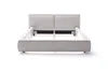 KAWOLA Bett CARLO Polsterbett Stoff hellgrau 200x200cm Produktbild-Vorschau 6